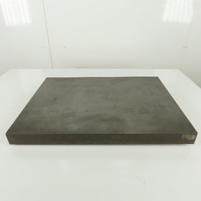 18"x24"x 1-7/8" Thick Flat Steel Work Surface Layout Table