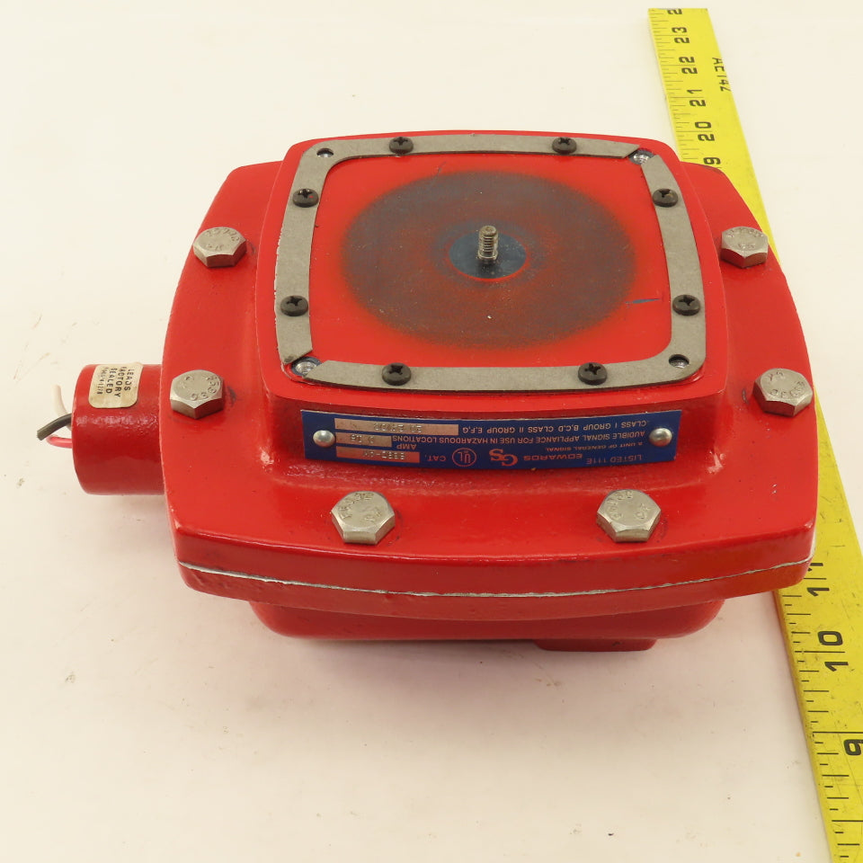 Edwards 889D-AW 20/24VDC Audible Fire Alarm Horn Hazardous Location HAZLOC Parts