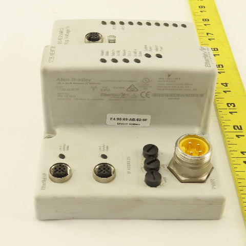 Allen Bradley 1738-AENTR Armor Point Dual Port Adaptor Input Module 1738-IE2VM12