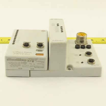 Allen Bradley 1738-AENTR Armor Point Dual Port Adaptor Input Module 1738-IE2VM12