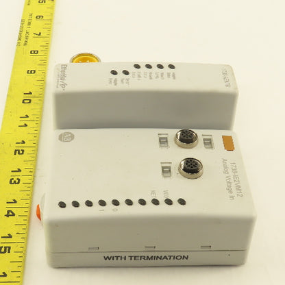 Allen Bradley 1738-AENTR Armor Point Dual Port Adaptor Input Module 1738-IE2VM12