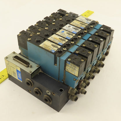 MAC 92B-FAB-BJ4-DM-DDAP-1DM Pneumatic Valve Bank 5/3 Way Open Center 24VDC