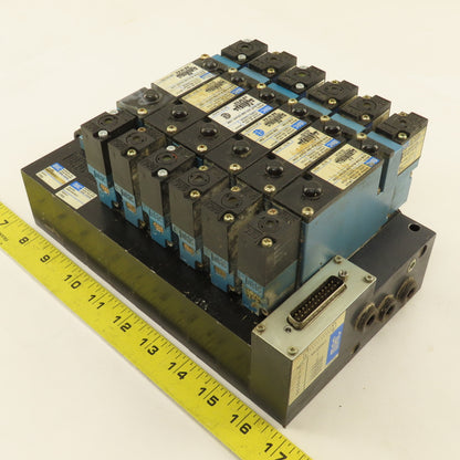 MAC 92B-FAB-BJ4-DM-DDAP-1DM Pneumatic Valve Bank 5/3 Way Open Center 24VDC