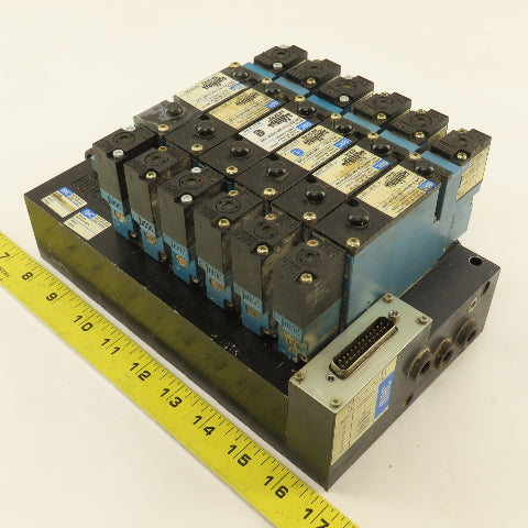 MAC 92B-FAB-BJ4-DM-DDAP-1DM Pneumatic Valve Bank 5/3 Way Open Center 24VDC
