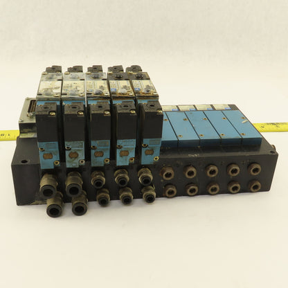 MAC 92B-FAB-BJ4-DM-DDAP-1DM Pneumatic Valve Bank 5/3 Way Open Center 24VDC Coil
