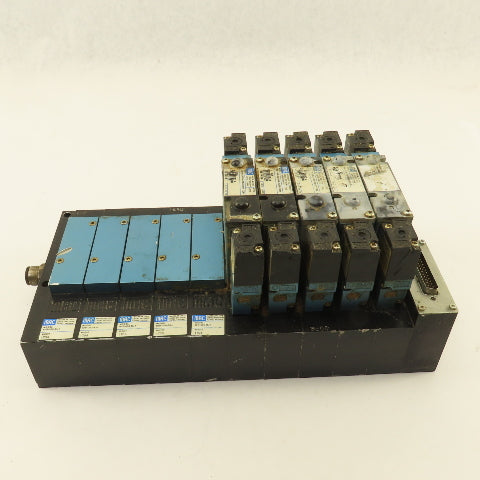 MAC 92B-FAB-BJ4-DM-DDAP-1DM Pneumatic Valve Bank 5/3 Way Open Center 24VDC Coil