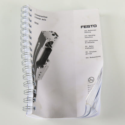 Festo DGE-18-675-ZR-LH-RK Toothed Belt Linear Slide Actuator Rail 775mm Stroke