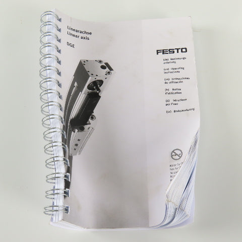 Festo DGE-18-675-ZR-LH-RK Toothed Belt Linear Slide Actuator Rail 775mm Stroke