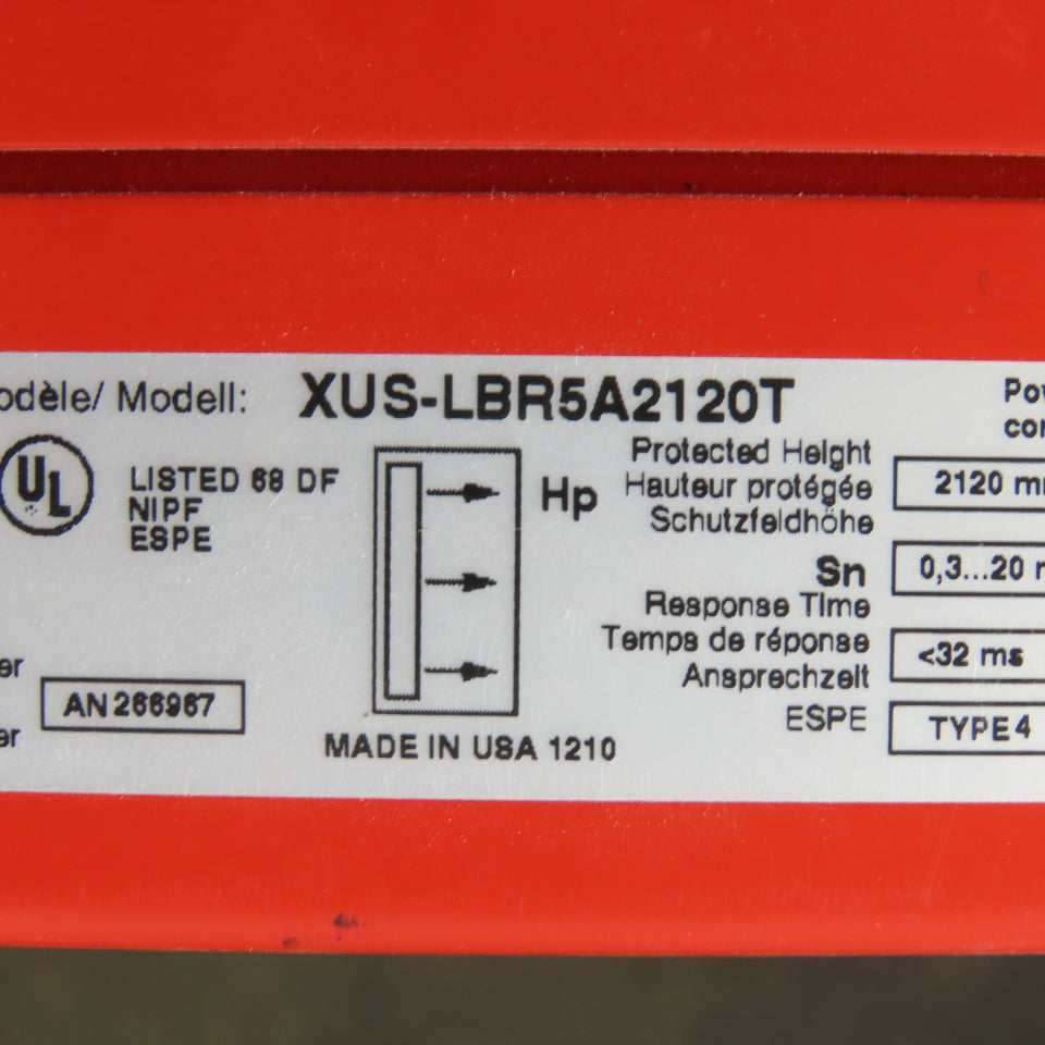 Schneider Electric XUS-LBR5A2120T Transmitter Safety Light Curtain Set 2120mm