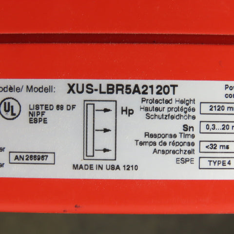 Schneider Electric XUS-LBR5A2120T Transmitter Safety Light Curtain Set 2120mm
