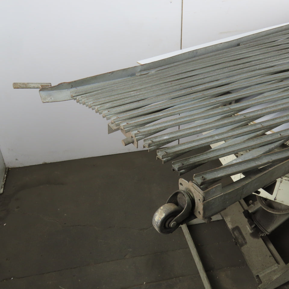 Single Folding Security Gate 9' W x 6' H