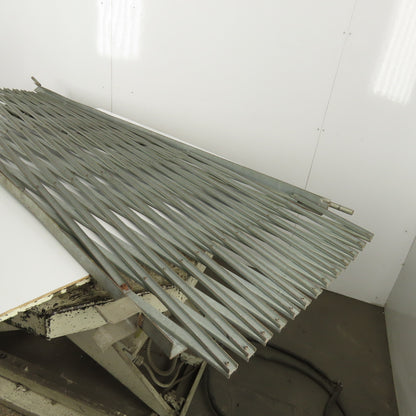Single Folding Security Gate 9' W x 6' H