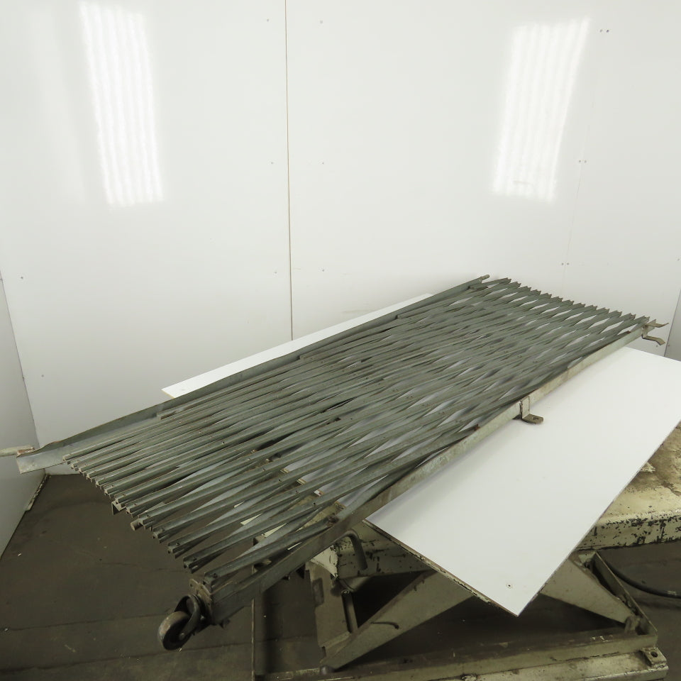 Single Folding Security Gate 9' W x 6' H