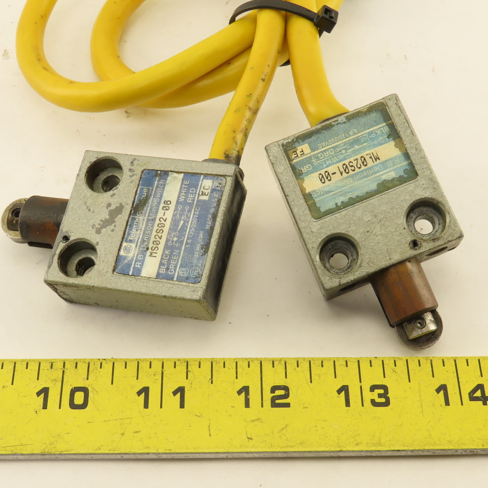 Telemecanique ML02S01-00 MS02S02-06 Micro Limit Switch Assembly
