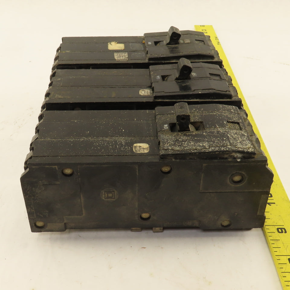 Square D Type Q1 70A 3 Pole Circuit Breaker 240V Lot Of 3