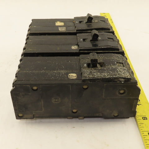 Square D Type Q1 70A 3 Pole Circuit Breaker 240V Lot Of 3