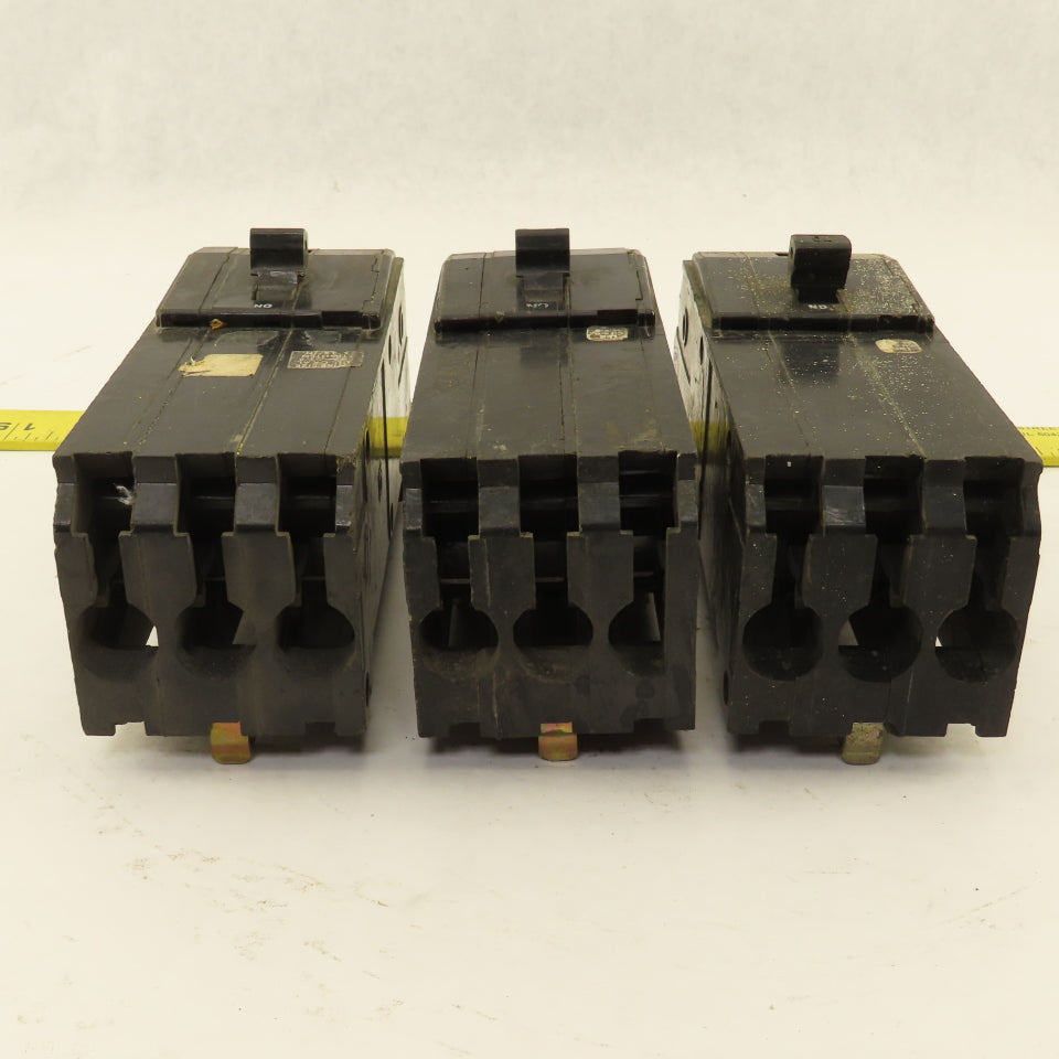 Square D Type Q1 70A 3 Pole Circuit Breaker 240V Lot Of 3