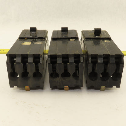 Square D Type Q1 70A 3 Pole Circuit Breaker 240V Lot Of 3