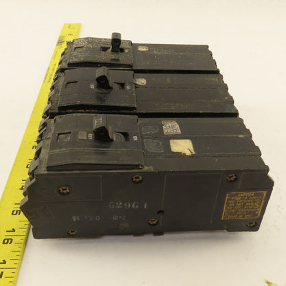 Square D Type Q1 70A 3 Pole Circuit Breaker 240V Lot Of 3