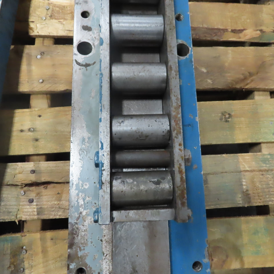 Heavy Duty Linear Roller Machine Slide 53"x8"x5-1/8" Lot of 2