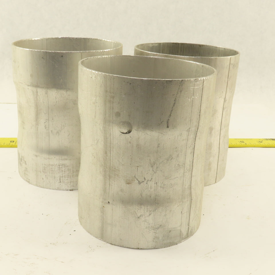 4" ID to 4" ID x 5-1/8" Aluminum Pipe to Pipe Connector Lot of 3
