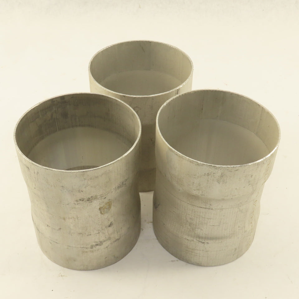 4" ID to 4" ID x 5-1/8" Aluminum Pipe to Pipe Connector Lot of 3