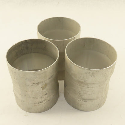 4" ID to 4" ID x 5-1/8" Aluminum Pipe to Pipe Connector Lot of 3