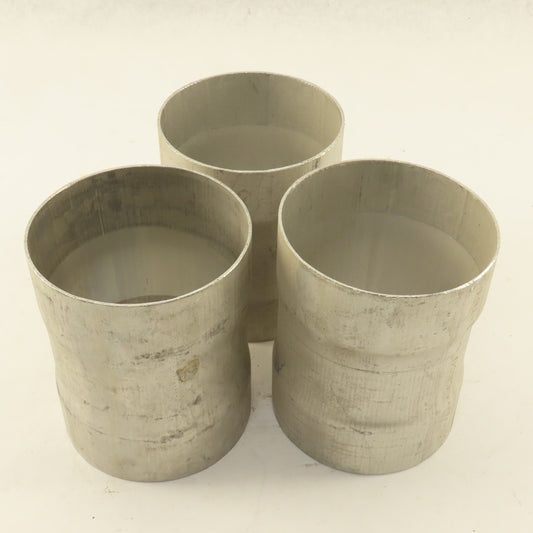 4" ID to 4" ID x 5-1/8" Aluminum Pipe to Pipe Connector Lot of 3