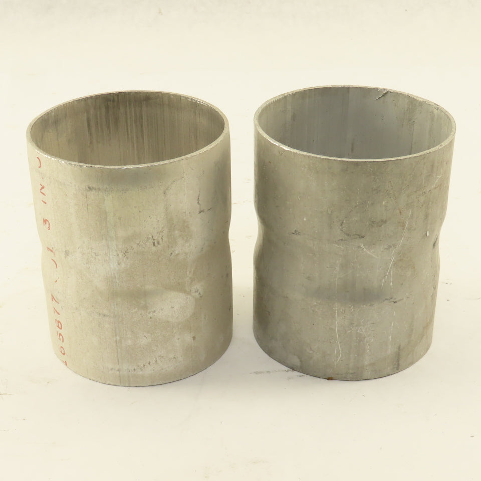 3" ID to 3" ID X 3-7/8" Npt" ID  Aluminum Pipe Adapter Connector Lot of 2