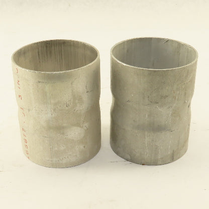 3" ID to 3" ID X 3-7/8" Npt" ID  Aluminum Pipe Adapter Connector Lot of 2