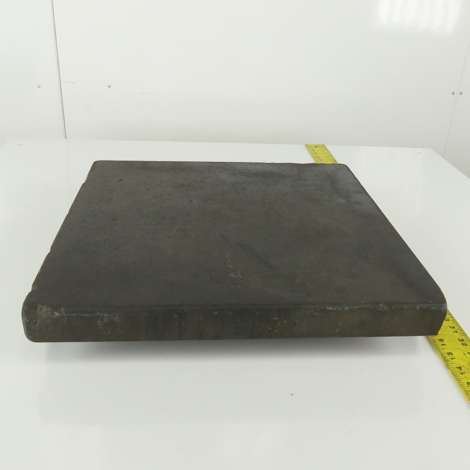 18" x 18" Black Granite Inspection Surface Plate 3-1/2" Thick 2" Ledge