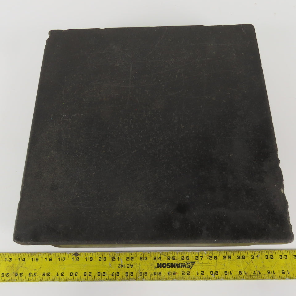 18" x 18" Black Granite Inspection Surface Plate 3-1/2" Thick 2" Ledge
