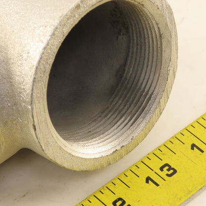 Cast  Aluminum 90° 2-1/8" ID to 2" NPT