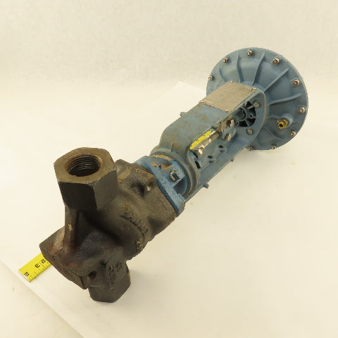 Foxboro V1SF3A5A00L Stabilflo 1" NPT Class 250 Pneumatic Actuator Gate Valve