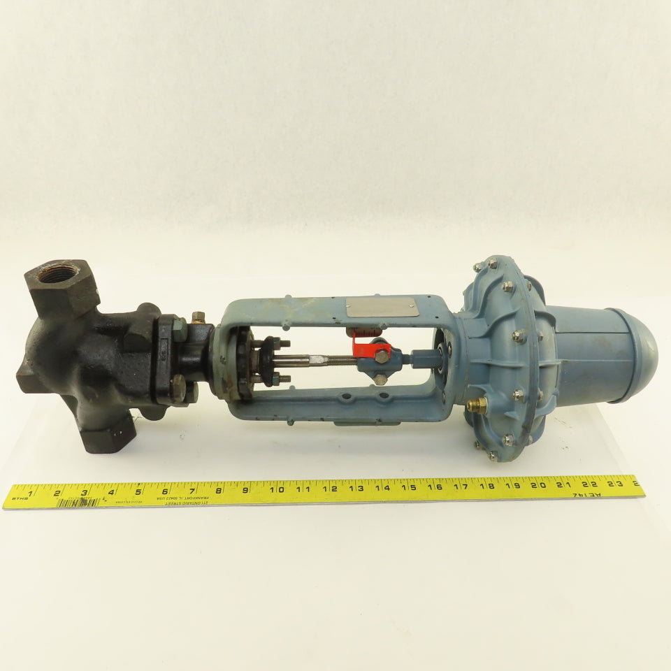 Foxboro Stabilflo 1" NPT Class 250 Pneumatic Actuator Gate Valve