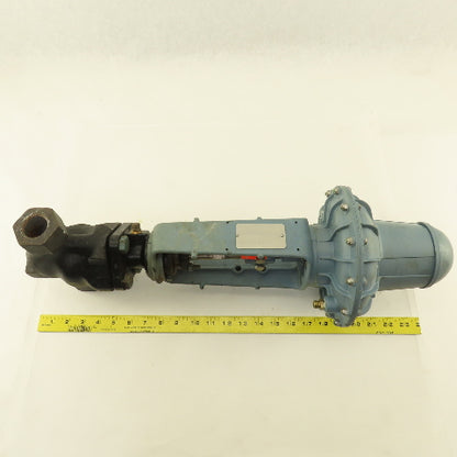 Foxboro Stabilflo 1" NPT Class 250 Pneumatic Actuator Gate Valve