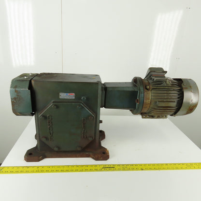 Grove Gear TM1600-3 60:1 Ratio 28.75RPM 5Hp 230/460V 3Ph Gear Motor