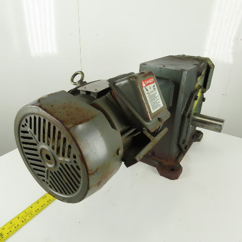Grove Gear TM1600-3 60:1 Ratio 28.75RPM 5Hp 230/460V 3Ph Gear Motor