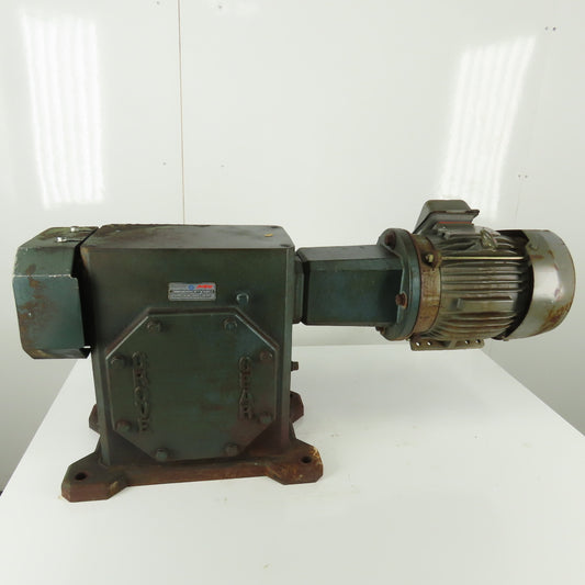 Grove Gear TM1600-3 60:1 Ratio 28.75RPM 5Hp 230/460V 3Ph Gear Motor