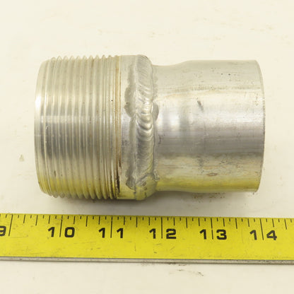 2-1/2" ID To 2-1/2" NPT Aluminum Pipe Adapter Connector