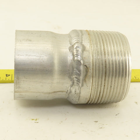 2-1/2" ID To 2-1/2" NPT Aluminum Pipe Adapter Connector