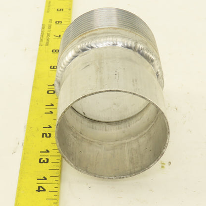 2-1/2" ID To 2-1/2" NPT Aluminum Pipe Adapter Connector