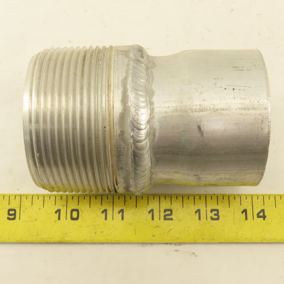 2-1/2" ID To 2-1/2" NPT Aluminum Pipe Adapter Connector