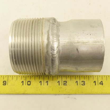 2-1/2" ID To 2-1/2" NPT Aluminum Pipe Adapter Connector