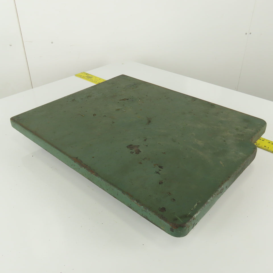 J.T. Towsley 21-1/2" x 17" Antique Steel Band Saw Deck 36"