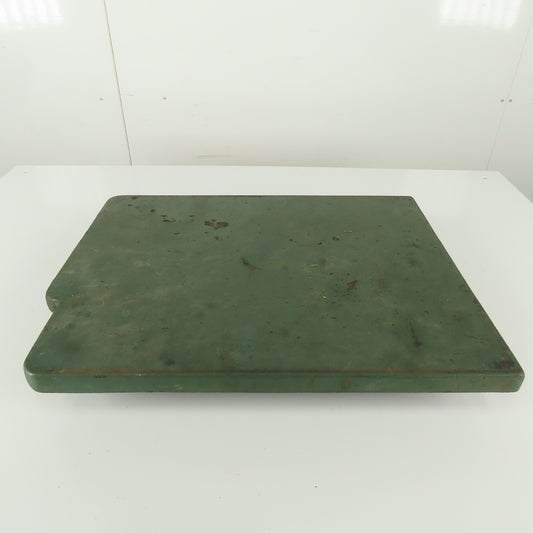 J.T. Towsley 21-1/2" x 17" Antique Steel Band Saw Deck 36"