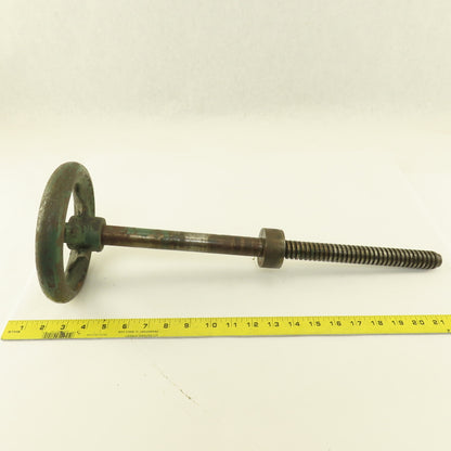 J.T. Towsley Antique Band Saw Hand Crank Table Adjustment