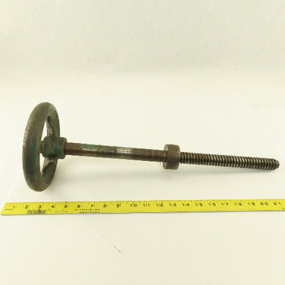 J.T. Towsley Antique Band Saw Hand Crank Table Adjustment