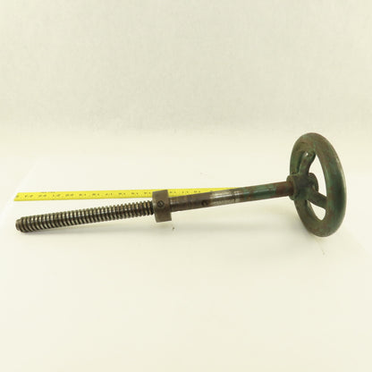 J.T. Towsley Antique Band Saw Hand Crank Table Adjustment