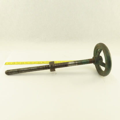 J.T. Towsley Antique Band Saw Hand Crank Table Adjustment